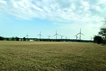 Simulation zu den geplanten Windkraftanlagen im Fuhrberger Feld
