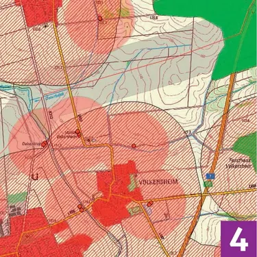 Karte 4 Flächensuche